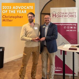Christopher Miller receives the 2025 Advocate of the Year Award